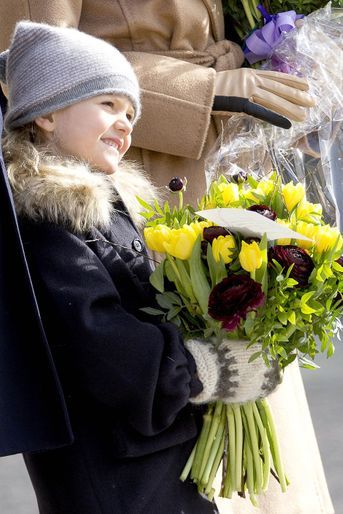 La princesse Estelle de Suède à Stockholm, le 12 mars 2017