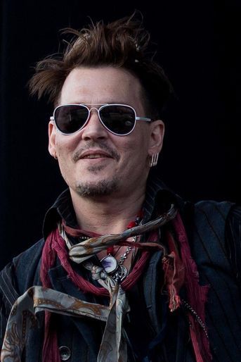 Johnny Depp à Stockholm en mai 2016. 