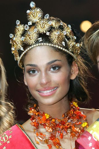Tatiana Silva couronnée Miss Belgique 2005.