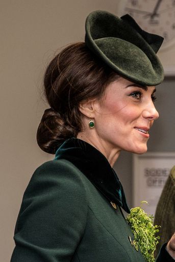 La duchesse de Cambridge, née Kate Middleton, à  Aldershot le 17 mars 2017