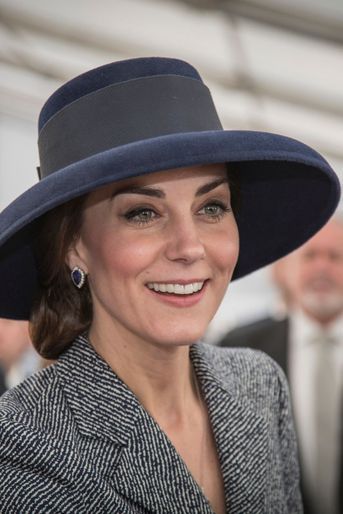 La duchesse de Cambridge, née Kate Middleton, à Londres le 9 mars 2017