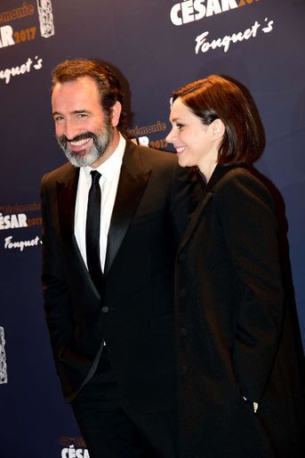 Jean Dujardin avec sa compagne Nathalie Péchalat.