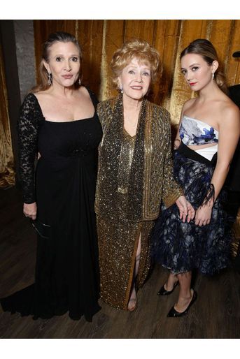 Trois générations: Debbie Reynolds, Carrie Fisher et sa fille Billie