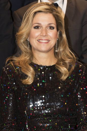 La reine Maxima des Pays-Bas en Allemagne le 8 février 2017