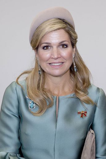 La reine Maxima des Pays-Bas en Allemagne le 9 février 2017