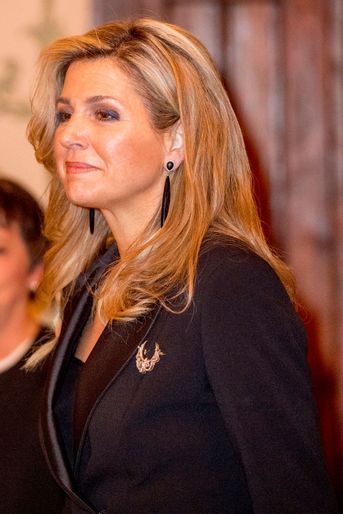 La reine Maxima des Pays-Bas au château de la Wartbourg, le 7 février 2017