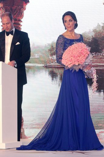La duchesse Catherine de Cambridge avec le prince William en Inde, le 10 avril 2016