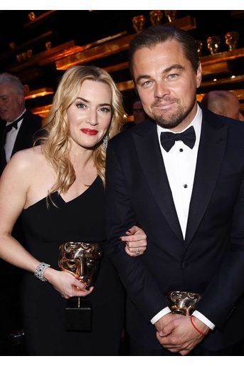 Kate et Leo aux BAFTA 2016, février 2016.