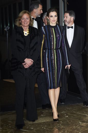 La reine Letizia et le roi Felipe VI d&#039;Espagne à Madrid, le 13 décembre 2016