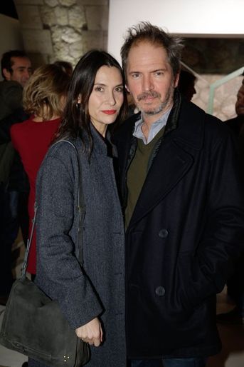Géraldine Pailhas et Christopher Thompson à la soirée Lacoste, à Paris le 22 janvier 2015