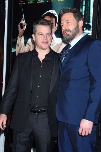 Ben Affleck et Matt Damon à l&#039;avant-première de &quot;Live By Night&quot;