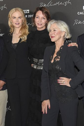 Nicole Kidman, Uma Thurman et Helen Mirren ont envoûté Paris pour Pirelli.