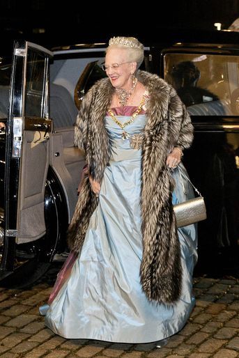 La reine Margrethe II de Danemark à Copenhague, le 1er janvier 2017