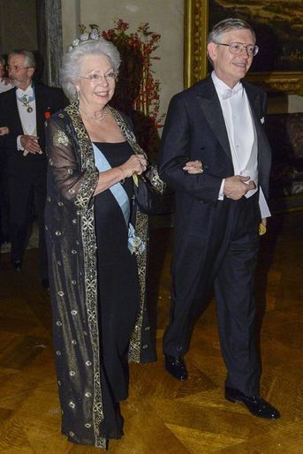 La princesse Christina de Suède au banquet des prix Nobel à Stockholm, le 10 décembre 2014