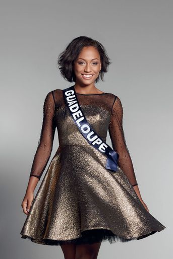Miss Guadeloupe, Morgane Thérésine fait 1,78m et a 20 ans.