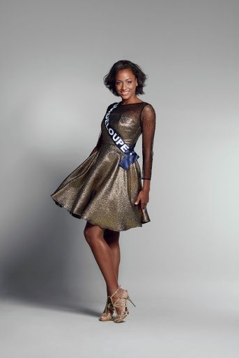 Miss Guadeloupe, Morgane Thérésine fait 1,78m et a 20 ans.