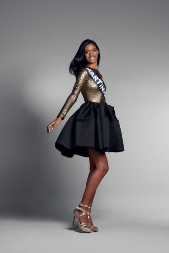 Miss Martinique, Aurélie Joachim a 18 ans et mesure 1,78m. 