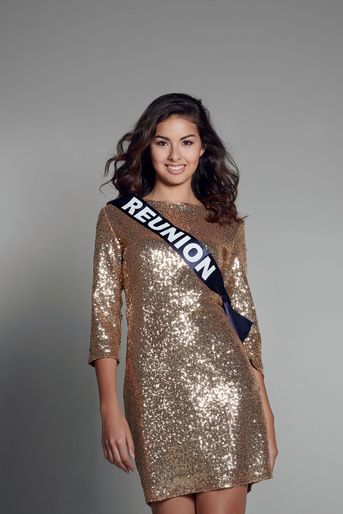 Miss Réunion, Ambre Nguyen, 19 ans, mesure 1,77m.