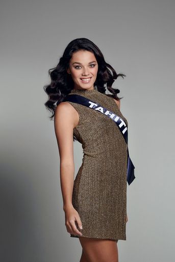Miss Tahiti, Vaea Ferrand a 22 ans et fait 1,75m. 