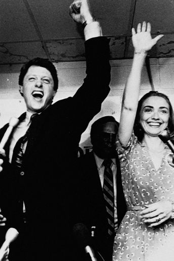 Bill et Hillary Clinton en 1982.