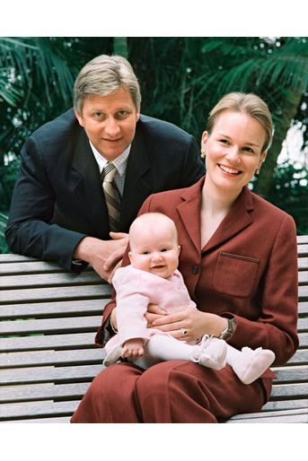 La princesse Elisabeth de Belgique à presque 6 mois, le 14 avril 2002