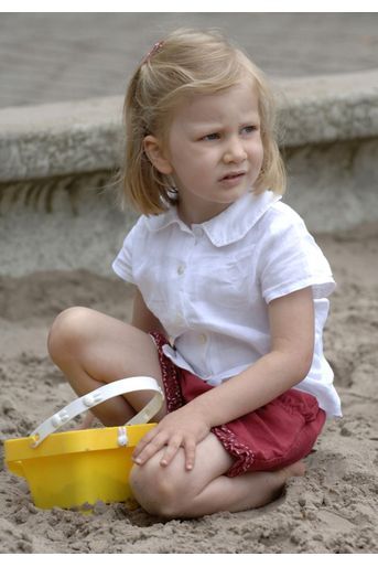 La princesse Elisabeth de Belgique, le 7 juillet 2006
