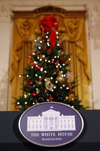 Les décorations de Noël de la Maison Blanche.