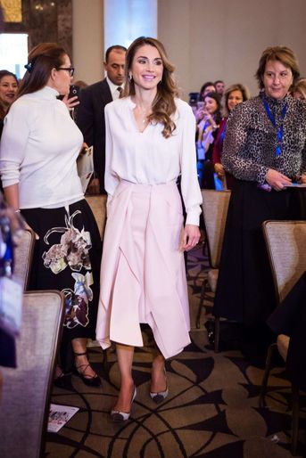 La reine Rania de Jordanie à Amman, le 7 décembre 2016
