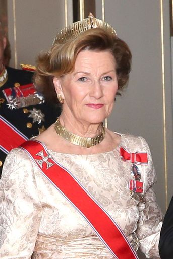 La reine Sonja de Norvège à Oslo, le 10 octobre 2016