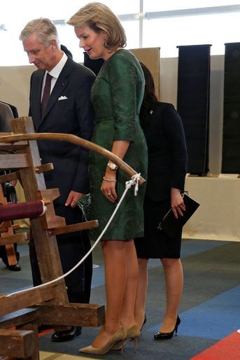 La reine Mathilde de Belgique au Japon, le 12 octobre 2016