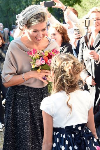 La reine Maxima des Pays-Bas à Apeldoorn, le 5 octobre 2016 