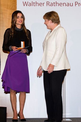 La reine Rania de Jordanie à Berlin, le 17 septembre 2015