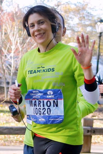 Marion Bartoli au marathon de New York