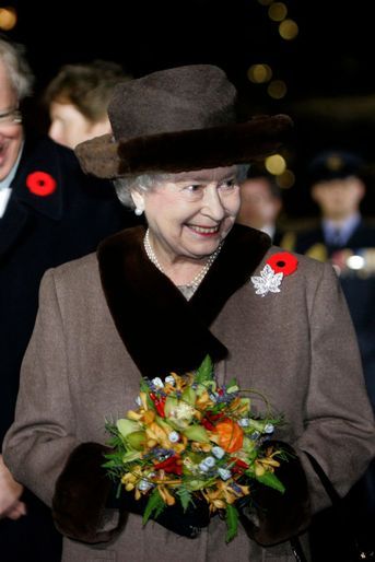 La reine Elizabeth II, le 4 novembre 2008