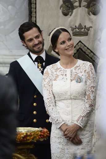 La princesse Sofia et le prince Carl Philip de Suède à Stockholm, le 9 septembre 2016