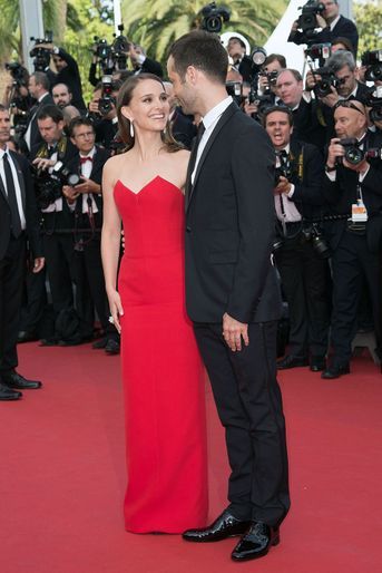 Natalie Portman et Benjamin Millepied à Cannes en 2015.
