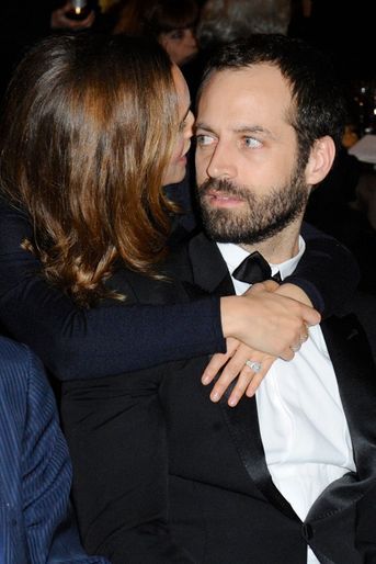 Natalie Portman et Benjamin Millepied à l&#039;Opéra Garnier, en janvier 2015.