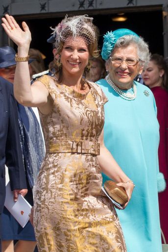 La princesse Märtha Louise de Norvège avec sa tante la princesse Astrid, le 23 juin 2016