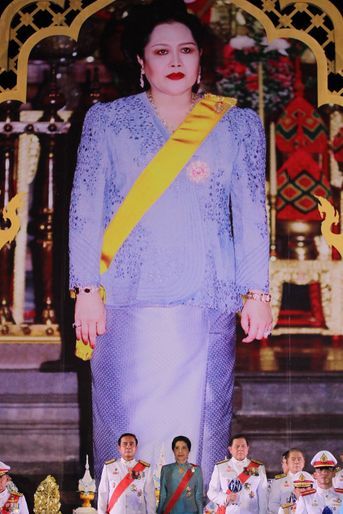 Cérémonie pour l'anniversaire de la reine de Thaïlande à Bangkok, le 12 août 2016