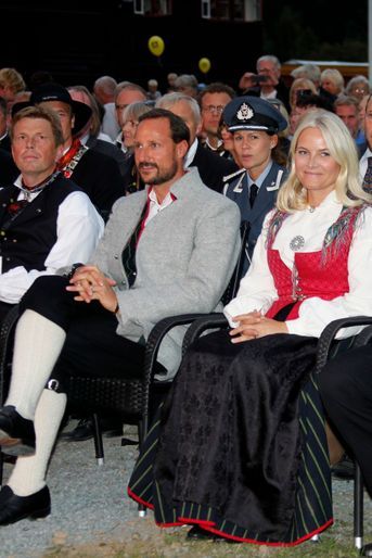 La princesse Mette-Marit et le prince Haakon de Norvège à Seljord, le 9 septembre 2016
