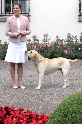 La princesse Victoria de Suède le jour de ses 27 ans, le 14 juillet 2004