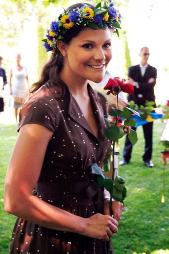 La princesse Victoria de Suède le jour de ses 29 ans, le 14 juillet 2006