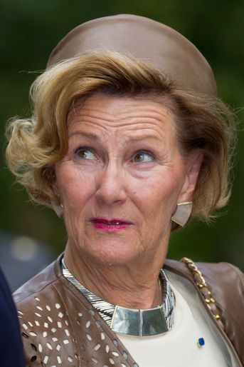 La reine Sonja de Norvège à Helsinki, le 6 septembre 2016