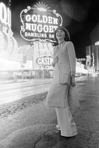 Mireille Mathieu à Las Vegas, en octobre 1977