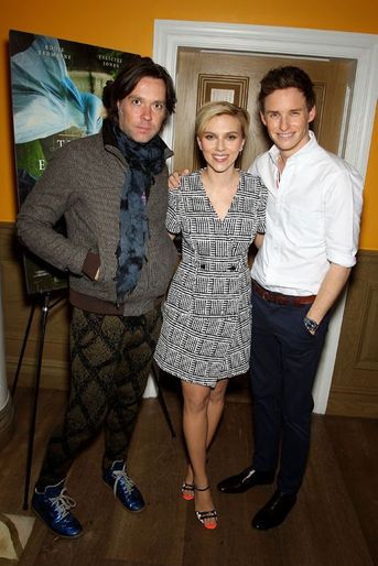 Rufus Wainwright, Scarlett Johansson et Eddie Redmayne à New York le 3 novembre 2014
