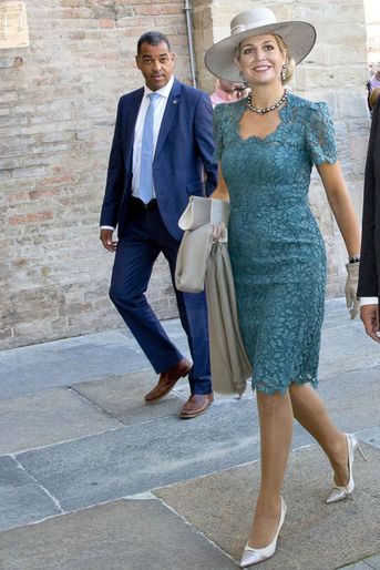 La reine Maxima des Pays-Bas à Parme le 25 septembre 2016