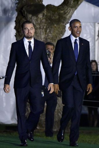 Leonardo DiCaprio et Barack Obama ensemble contre le réchauffement climatique