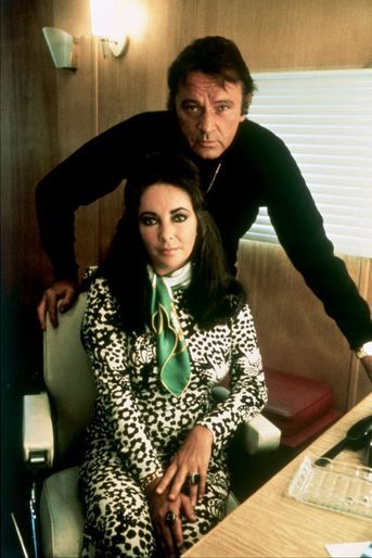 Elizabeth Taylor et Richard Burton en 1970.