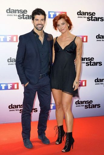 La danseuse Fauve Hautot lors de la conférence de presse de Danse avec les stars 5, le 10 septembre 2014 à Paris