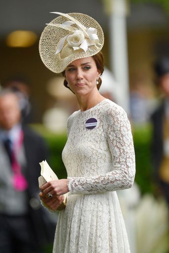 La duchesse Catherine de Cambridge au Royal Ascot, le 15 juin 2016